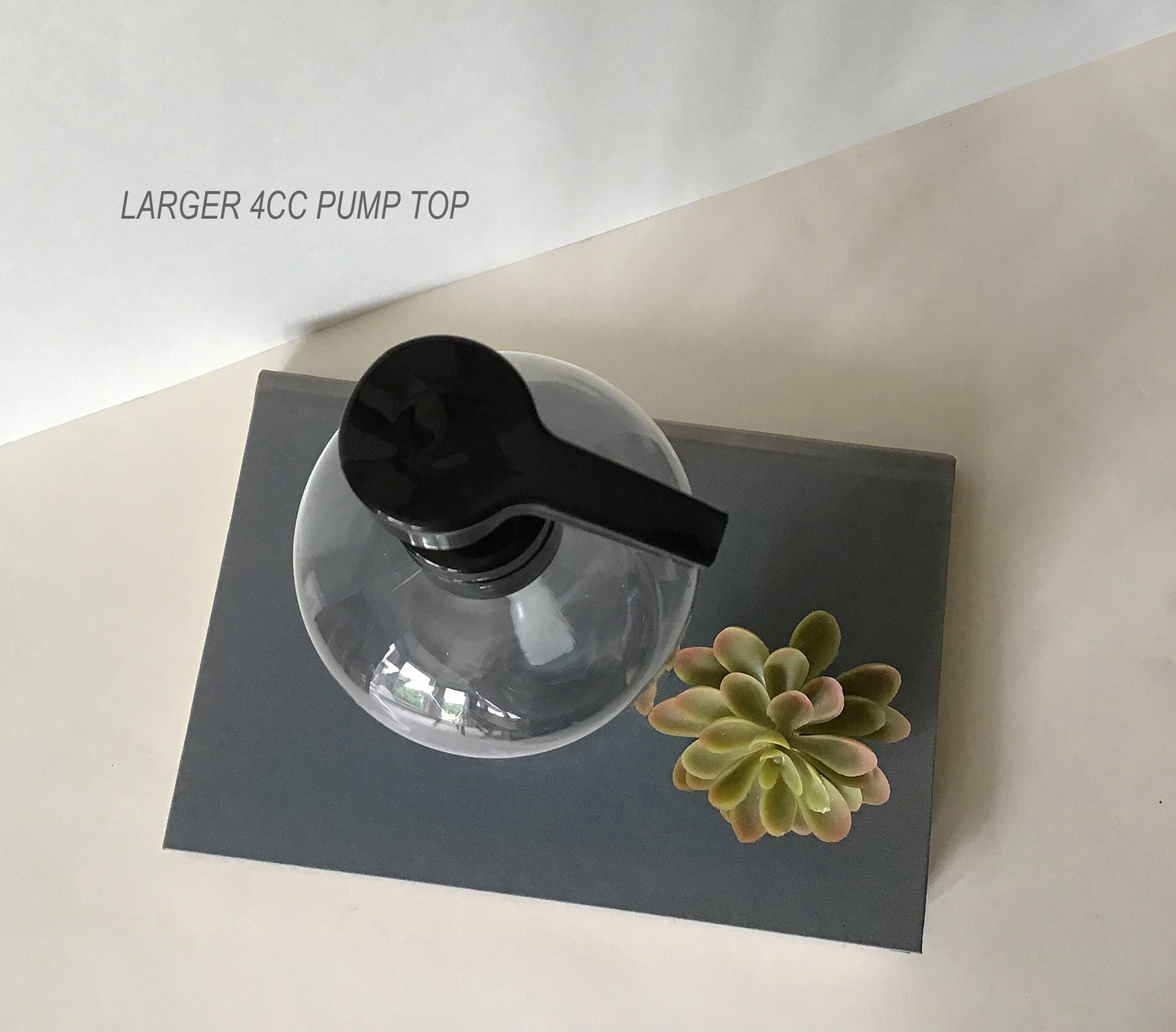 32 ounce Clear 2cc or 4cc Pump Top Plastic Dog Shampoo Dispenser Bottle