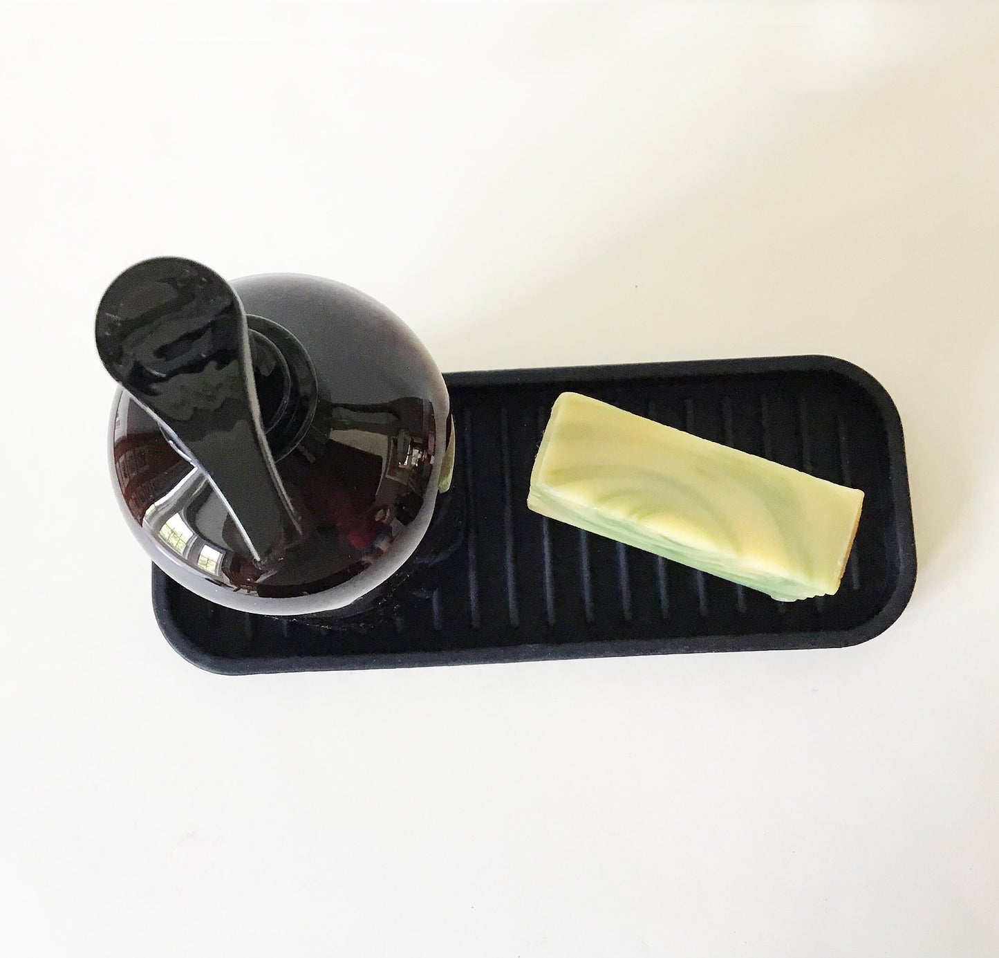 16 ounce Amber Plastic Dish Soap Dispenser Bottle