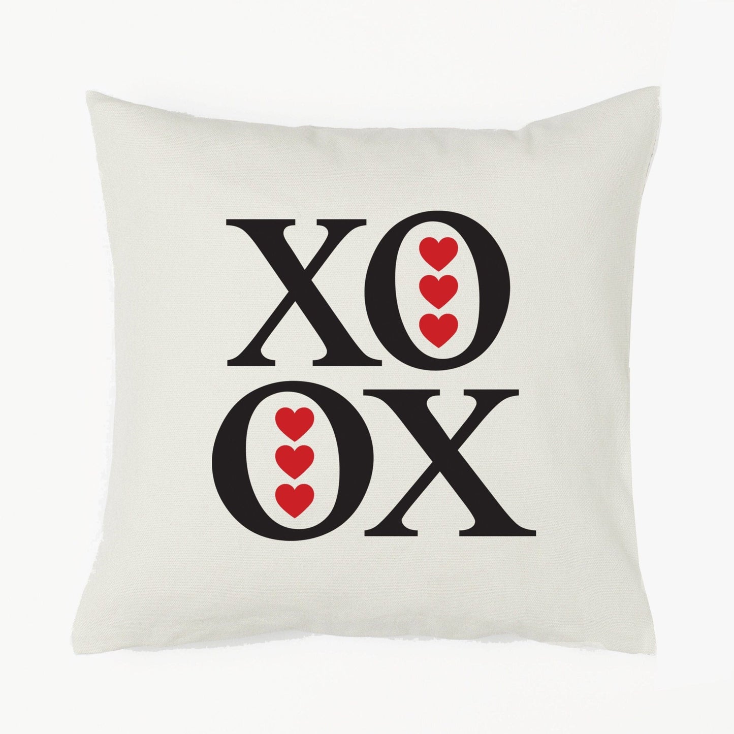 Valentine's Day 'XOXO' Canvas Pillow or Pillow Cover