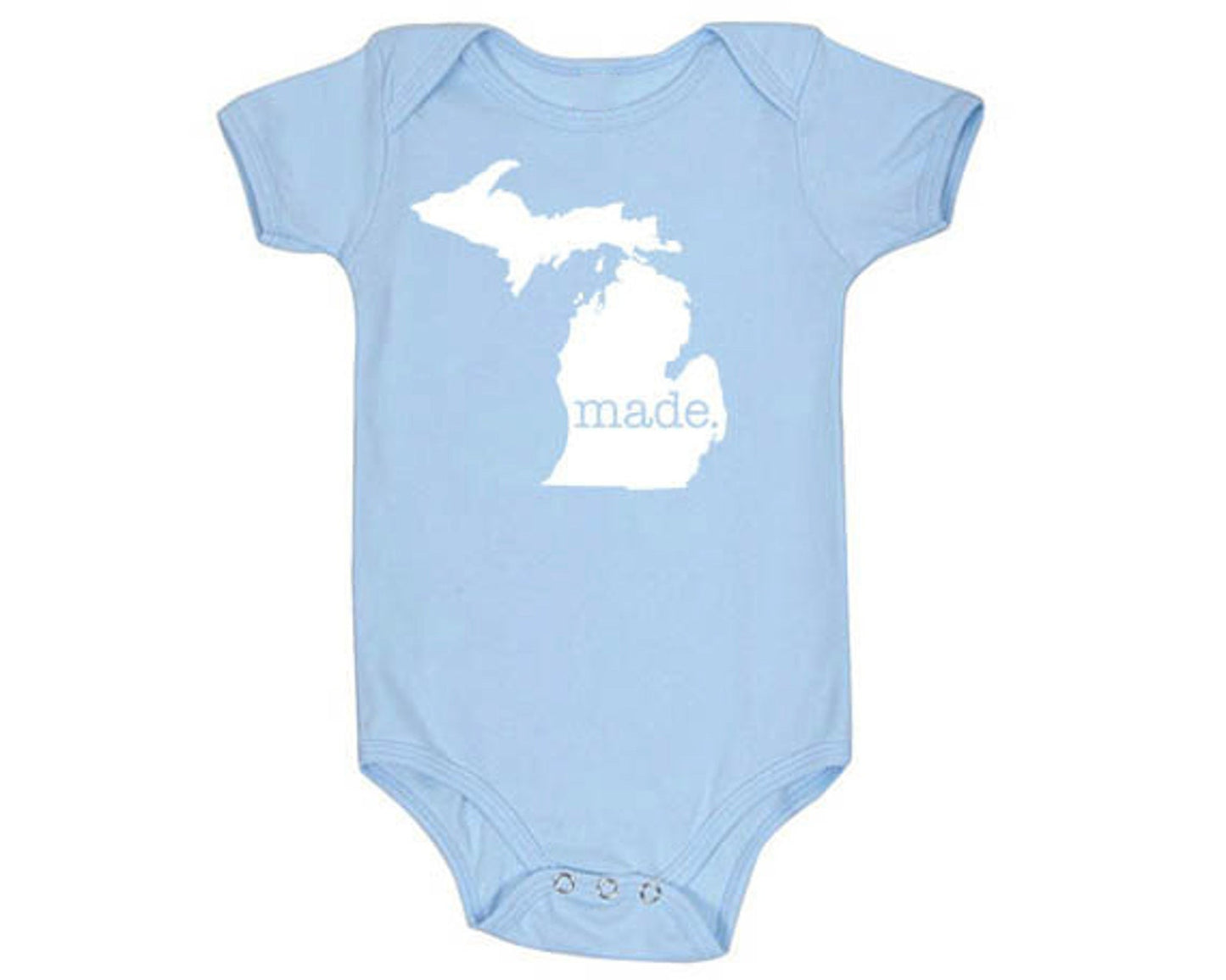 Michigan 'Made.' Cotton One Piece Bodysuit