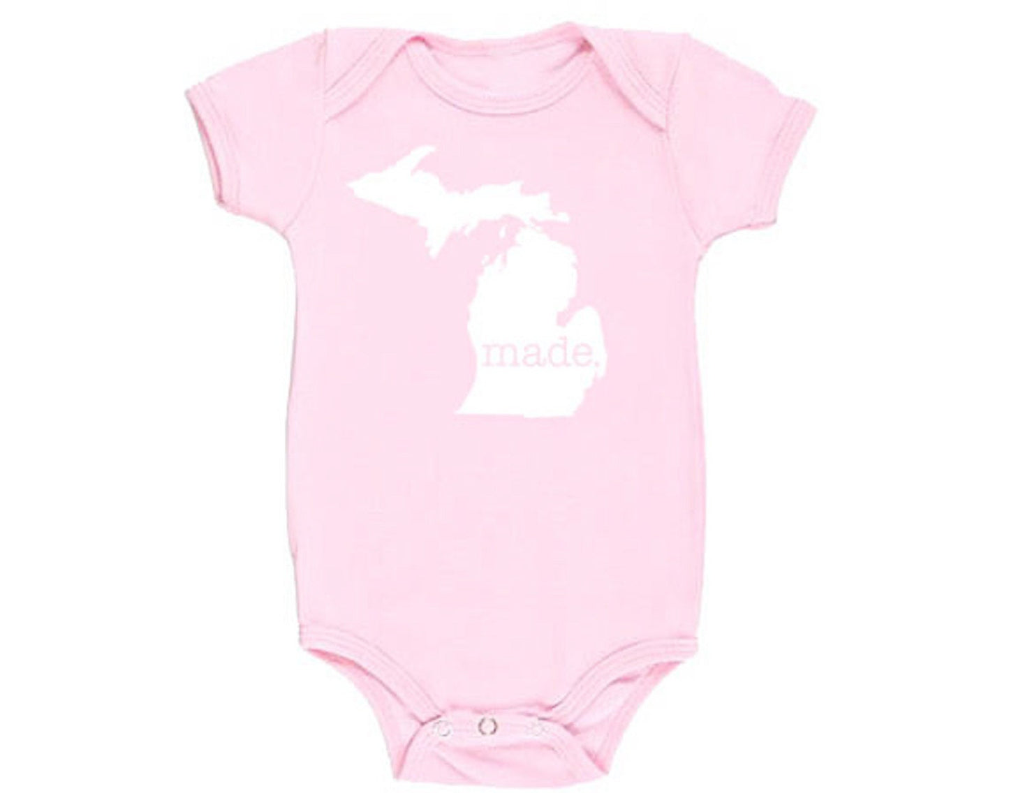Michigan 'Made.' Cotton One Piece Bodysuit