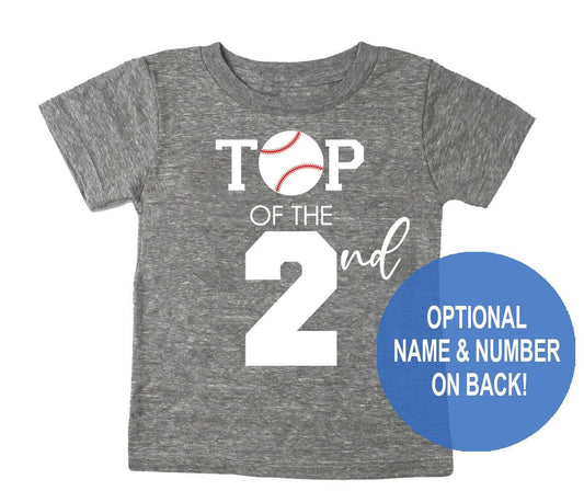 Top of the 2nd Birthday Tri-blend T-shirt