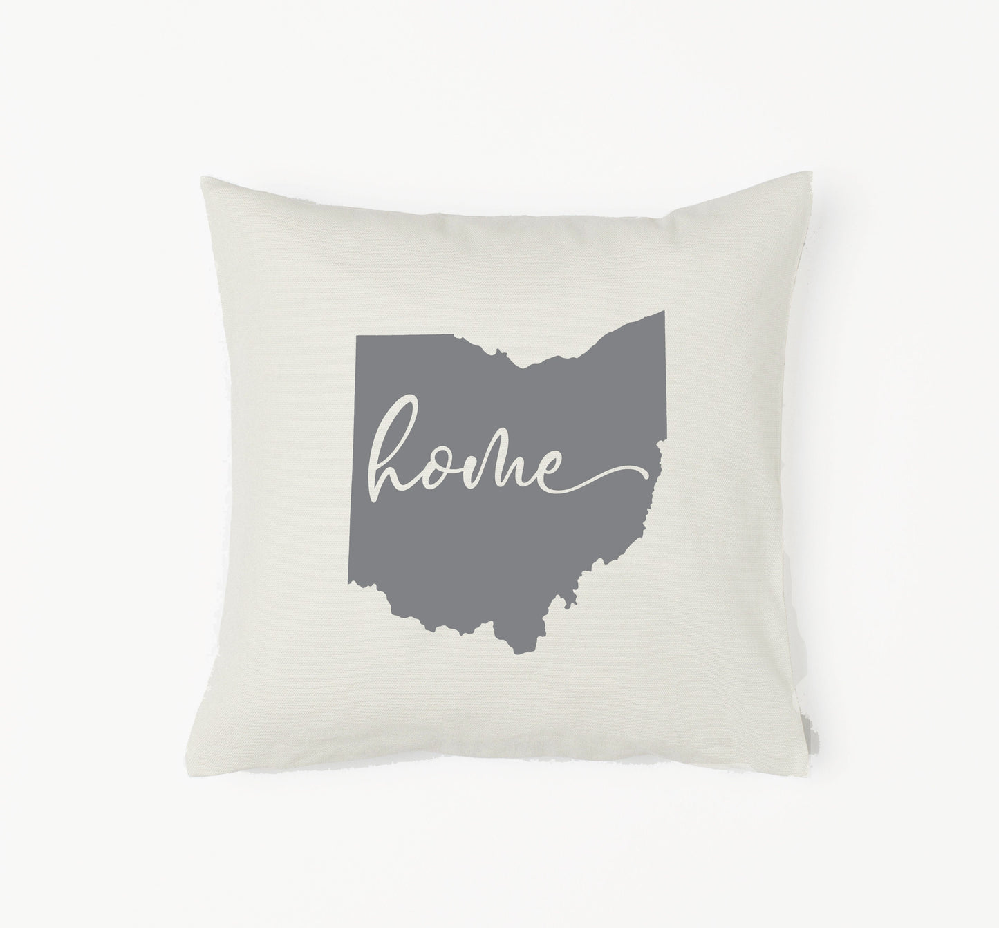 All States and Washington DC 'Home' 16" or 18" Canvas Pillow or Pillow Cover
