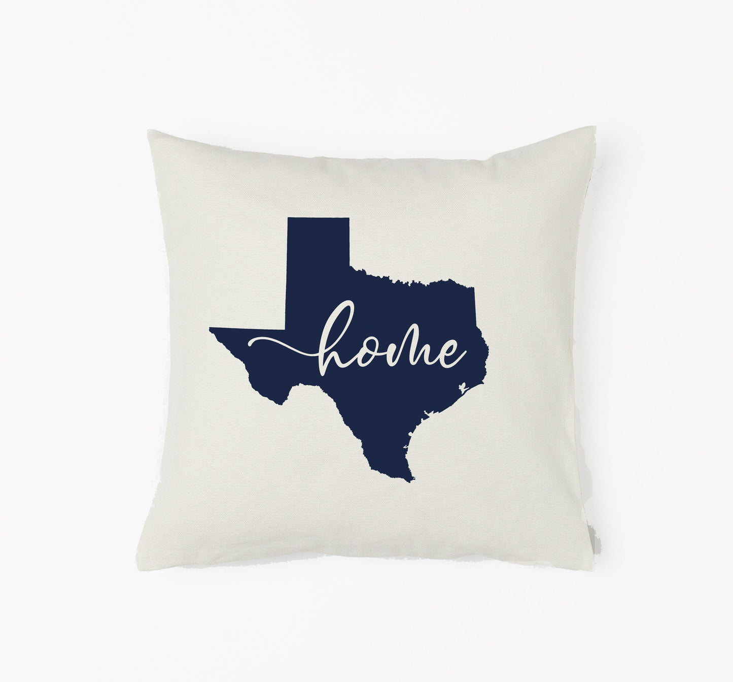All States and Washington DC 'Home' 16" or 18" Canvas Pillow or Pillow Cover