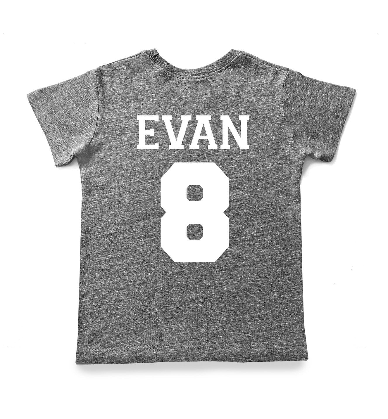 8th Birthday 'Eight' Soccer Tri Blend T-Shirt
