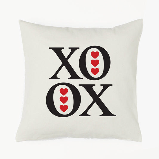 Valentine's Day 'XOXO' Canvas Pillow or Pillow Cover