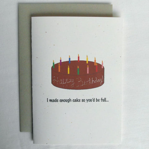 Birthday Card Funny Birthday Cake