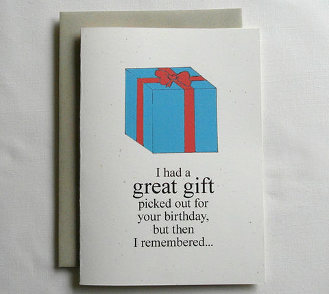 Birthday Card Funny Great Gift