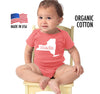 New York 'Made' Organic Cotton Infant One Piece • Made in the USA