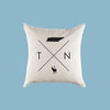 Tennessee TN Home State Canvas Pillow or Pillow Cover