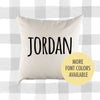 Personalized Name Canvas Pillow or Pillow Cover - Nursery Decor - Home Throw Pillow -  Child's Bedroom Pillow - New Baby Gift