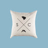 South Carolina SC Home State Canvas Pillow or Pillow Cover