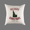 Custom Personalized 'Merry Idaho Christmas' Canvas Pillow or Pillow Cover - Holiday Home Throw Pillow - Christmas Gift Home