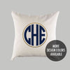 Personalized Monogram Canvas Pillow or Pillow Cover - Home Throw Pillow - Nursery Decor - Bedroom Pillow - New Baby Gift
