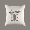 Dream Big Canvas Pillow or Pillow Cover - Bedroom - Nursery Decor - Home Throw Pillow -  Child's Bedroom Pillow - New Baby Gift