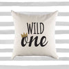 Wild One Canvas Pillow or Pillow Cover - Nursery Decor - Home Throw Pillow -  Child's Bedroom Pillow - New Baby Gift