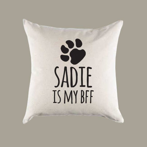 Personalized Pet Natural Canvas Pillow or Pillow Cover - Dog Cat Pet Throw Pillow - Home Decor - Dog Cat Pet Lover Gift