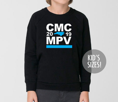 CMC MVP Toddler Kid Fleece Sweatshirt - Christian McCaffrey - Carolina Panthers -  Black Sizes 2, 4, 6 North South Carolina