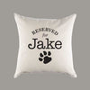 Personalized Pet Canvas Reserved for Dog or Cat Pillow or Pillow Cover - Dog or Cat Throw Pillow - Home Decor - Pet Lover Gift
