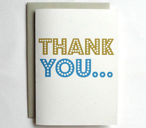 Thank You Card Funny Thank You...