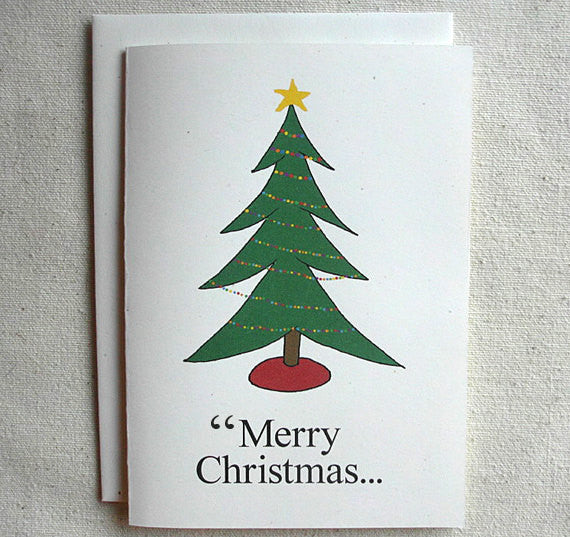 Christmas Card Funny Home Alone Merry Christmas