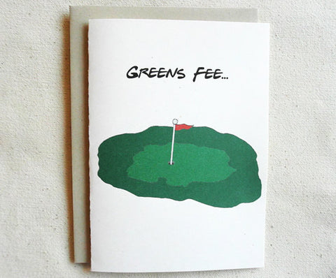 St. Patrick's Day Card Funny Party Hangover Greens Fee...