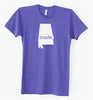 Alabama Made Tri Blend Track T-Shirt - Unisex Tee Shirts Size S M L XL 0003