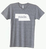 Nebraska Made Tri Blend Track T-Shirt - Unisex Tee Shirts Size S M L XL 0003