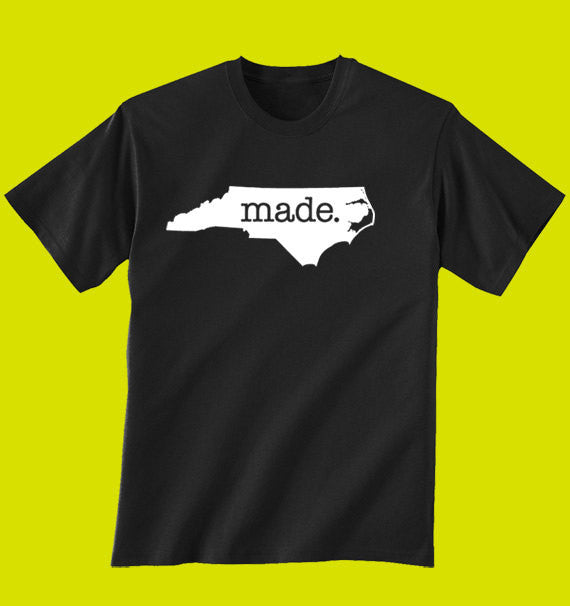 North Carolina Made T-Shirt - Mens & Womens (Juniors) Tee Shirts Size S M L XL 0013