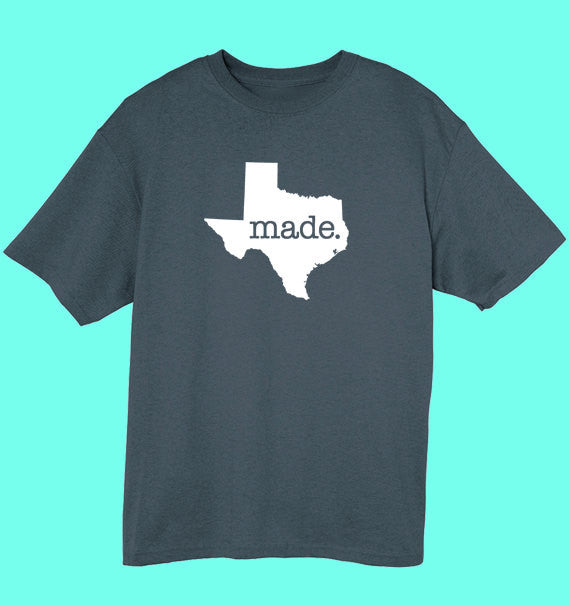 Texas Made T-Shirt - Mens & Womens (Juniors) Tee Shirts Size S M L XL 0013