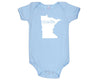 Minnesota 'Made.' Cotton One Piece Bodysuit - Infant Girl and Boy