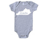 Kentucky 'Made.' Cotton One Piece Bodysuit - Infant Girl and Boy  0023