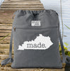 Kentucky KY Made. Canvas Backpack Cinch Sack 0007