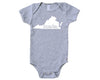 Virginia 'Made.' Cotton One Piece Bodysuit - Infant Girl and Boy