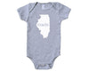 Illinois 'Made.' Cotton One Piece Bodysuit - Infant Girl and Boy 0023
