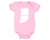 Indiana 'Made.' Cotton One Piece Bodysuit - Infant Girl and Boy 0023