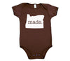 Oregon 'Made.' Cotton One Piece Bodysuit - Infant Girl and Boy