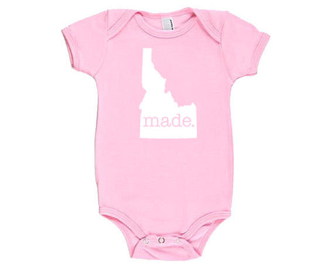 Idaho 'Made.' Cotton One Piece Bodysuit - Infant Girl and Boy 0023