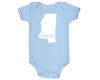 Mississippi  'Made.' Cotton One Piece Bodysuit - Infant Girl and Boy