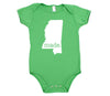 Mississippi  'Made.' Cotton One Piece Bodysuit - Infant Girl and Boy