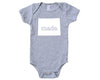Wyoming  'Made.' Cotton One Piece Bodysuit - Infant Girl and Boy
