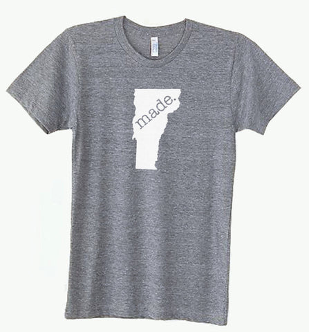 Vermont VT Made Tri Blend Track T-Shirt - Unisex Tee Shirts Size S M L XL 0003