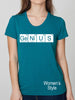Genius Periodic Table Tri Blend Track T-Shirt - Unisex & Womens(Juniors) Tee Shirts Size S M L XL 0018