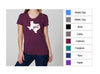 Texas Girl Tri Blend Track T-Shirt - Unisex & Womens(Juniors) Tee Shirts Size S M L XL 0001