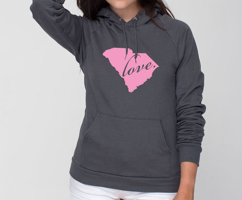 PINK SERIES  All States  Love or Hope American Apparel Pullover Hoodie - Unisex Size xs s m l xl xxl 0004