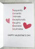 Valentine Card Funny Let's just be friends. Girlfriend Boyfriend