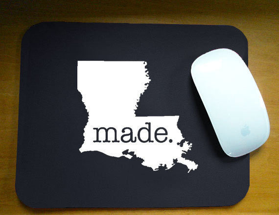 Louisiana  'Made' Computer Mouse Pad