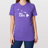 Hawaii HI  Once. Always. Tri Blend Track T-Shirt - Unisex Tee Shirts Size XS S M L XL xxL 0022