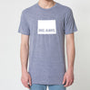 Wyoming WY  Once. Always. Tri Blend Track T-Shirt - Unisex Tee Shirts Size XS S M L XL xxL 0022