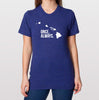 Hawaii HI  Once. Always. Tri Blend Track T-Shirt - Unisex Tee Shirts Size XS S M L XL xxL 0022
